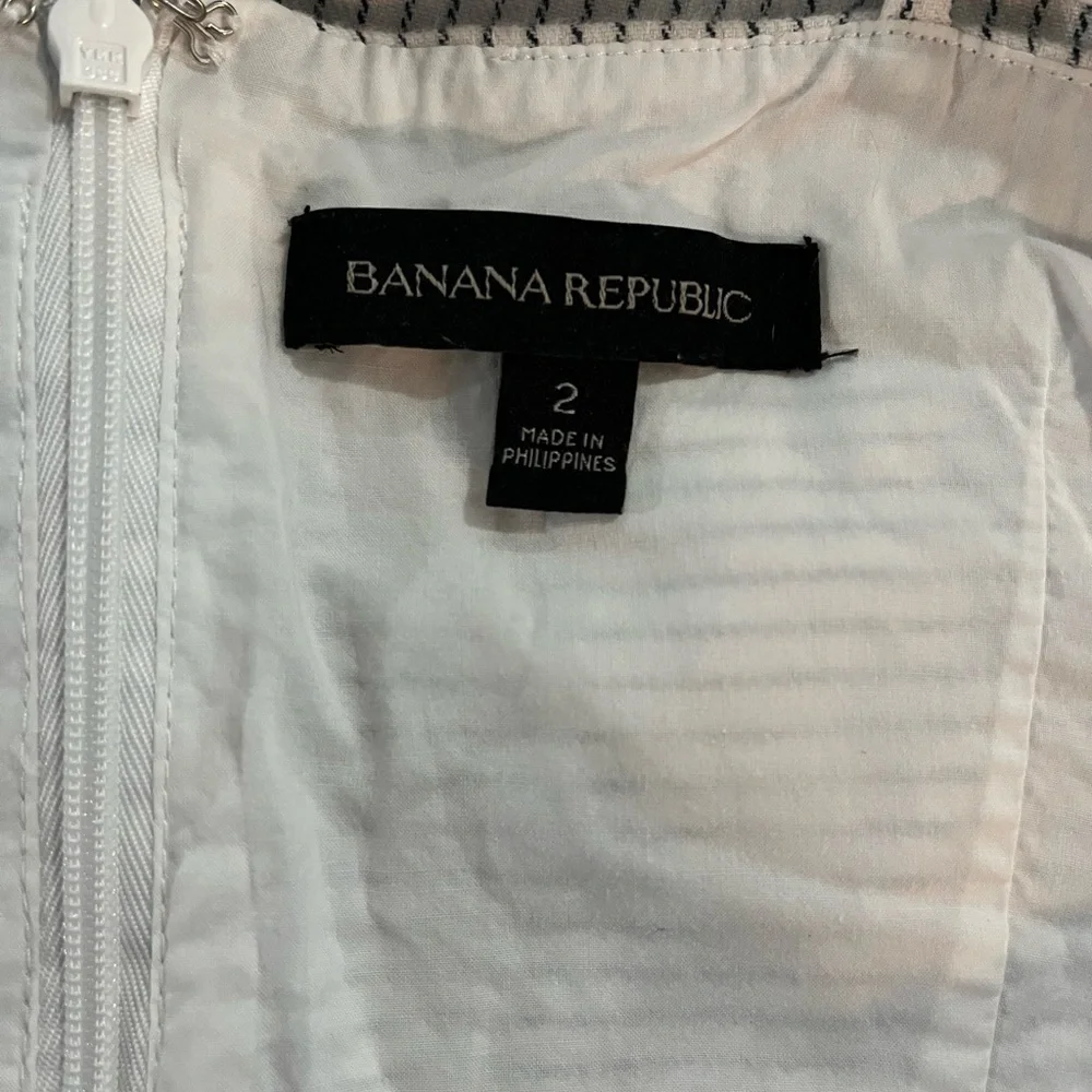 Banana Republic Linen Blend Stripe Jumpsuit